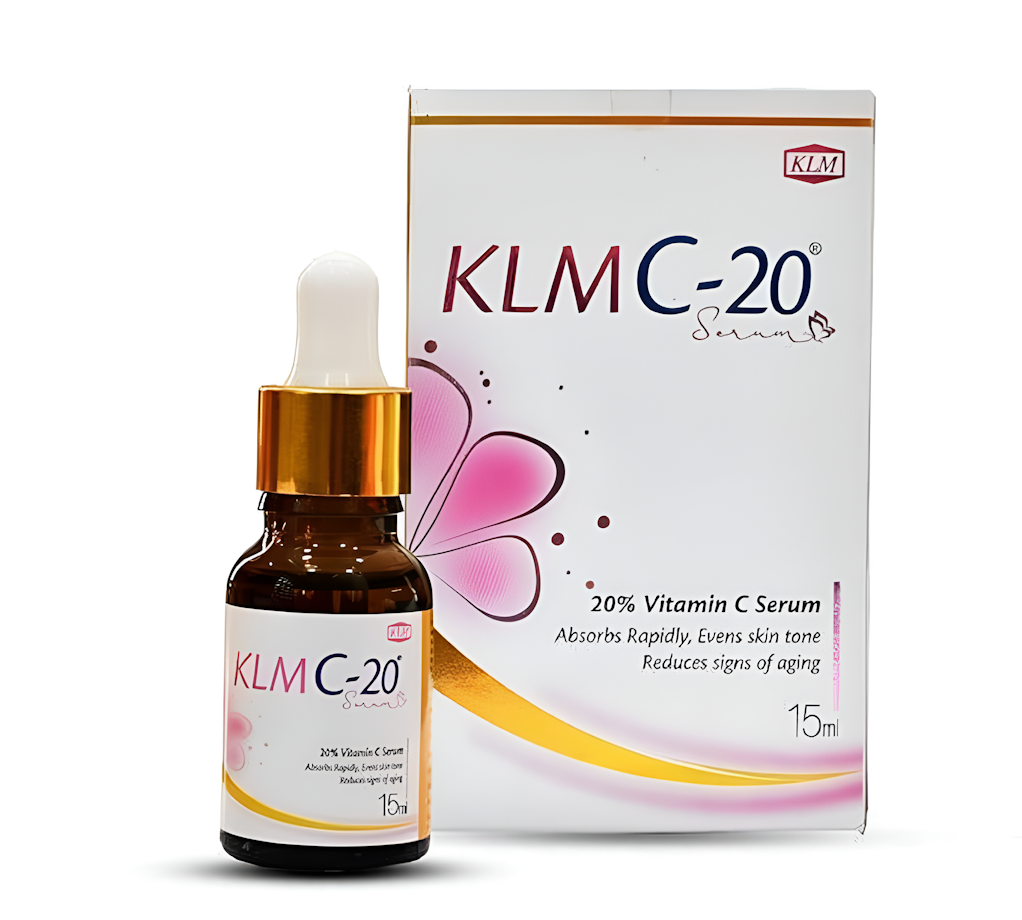 KLM C 20 Serum For Hydrates & Moisturizes skin Size 15ml Color